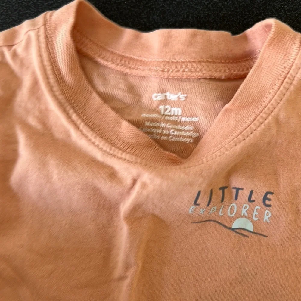 Carter's Orange Short Sleeve Tee